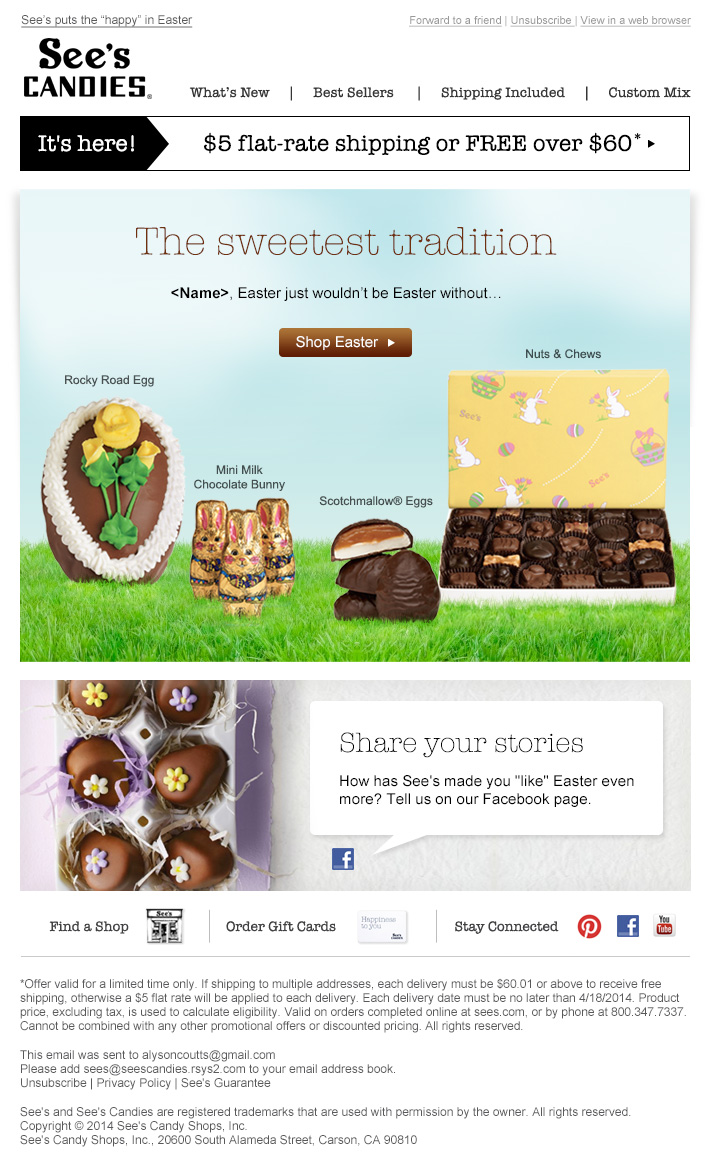 See's Candies' Sweetest Tradition Design